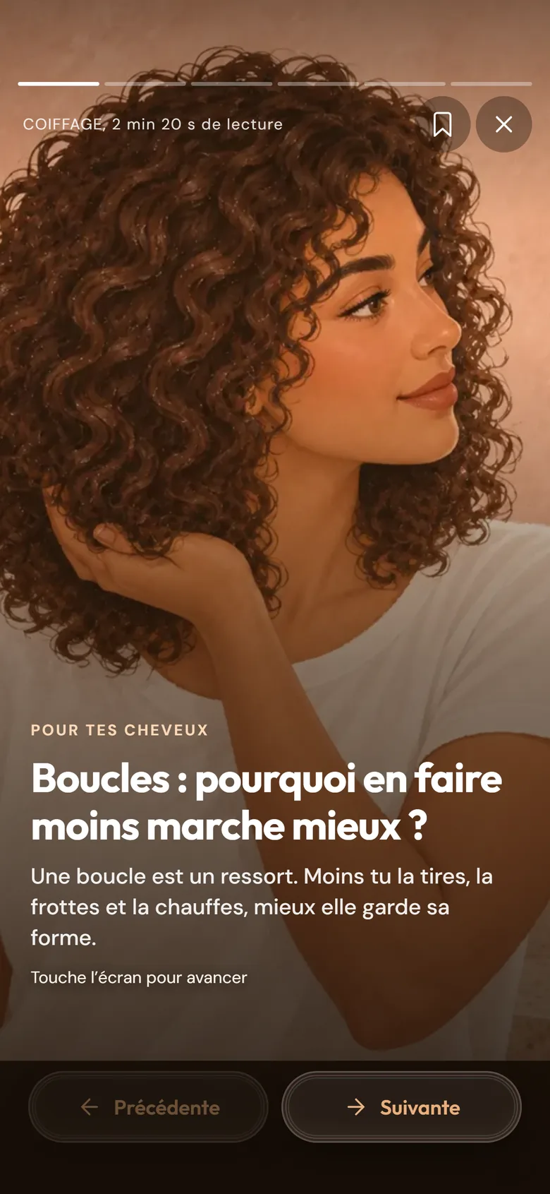 Une fiche Comprendre lue comme une story : boucles, pourquoi en faire moins marche mieux.