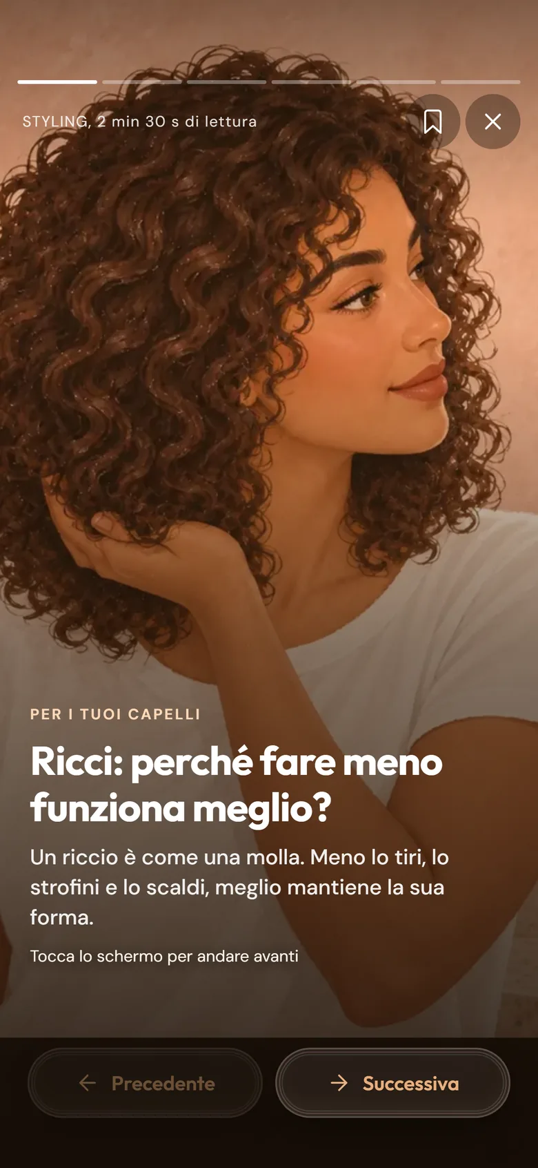 Una scheda Capire da leggere come una storia: i ricci e perché fare meno funziona meglio.